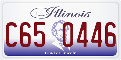 IL license plate C650446