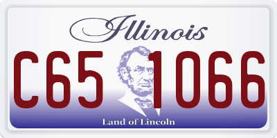 IL license plate C651066