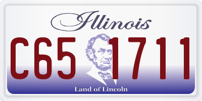 IL license plate C651711