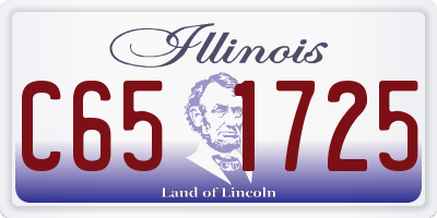 IL license plate C651725