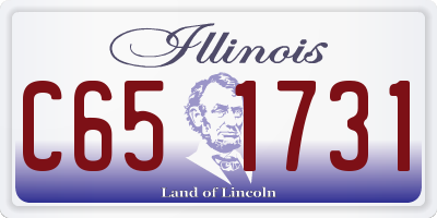 IL license plate C651731