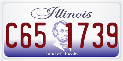 IL license plate C651739