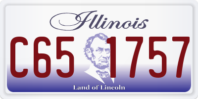 IL license plate C651757