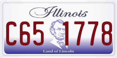 IL license plate C651778