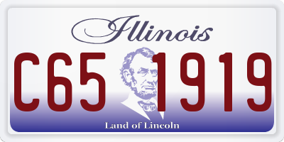 IL license plate C651919