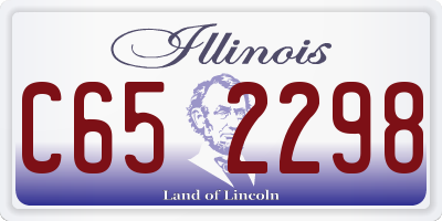 IL license plate C652298