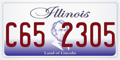 IL license plate C652305