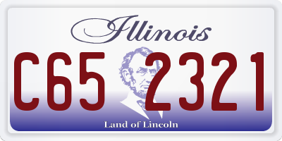 IL license plate C652321