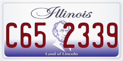 IL license plate C652339