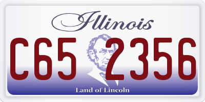 IL license plate C652356
