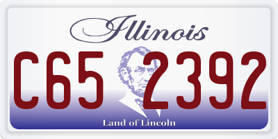 IL license plate C652392