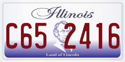 IL license plate C652416