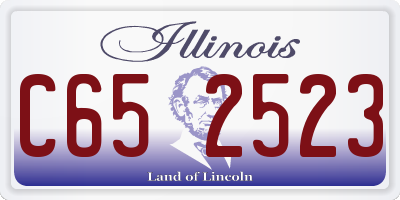 IL license plate C652523