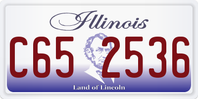 IL license plate C652536