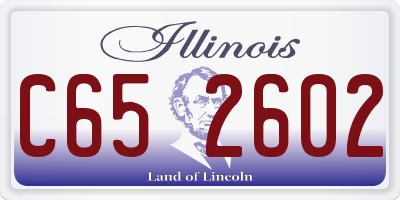 IL license plate C652602