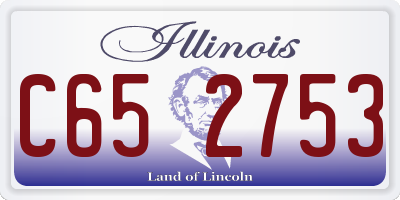 IL license plate C652753