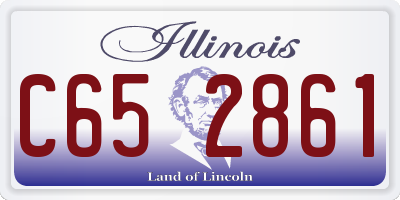 IL license plate C652861