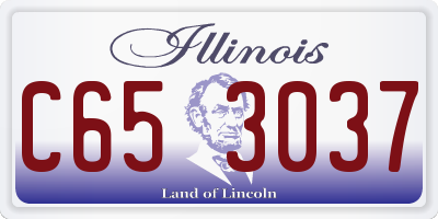 IL license plate C653037