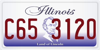 IL license plate C653120