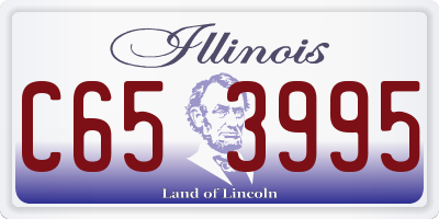 IL license plate C653995