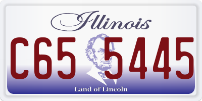 IL license plate C655445