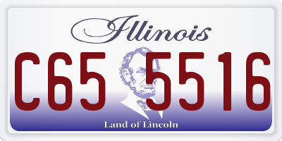 IL license plate C655516