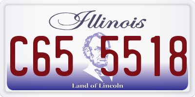 IL license plate C655518