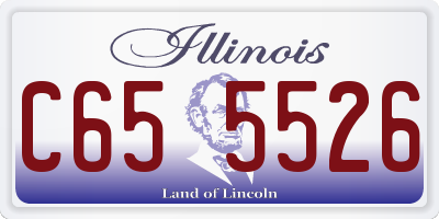IL license plate C655526