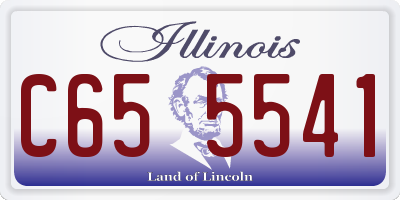 IL license plate C655541