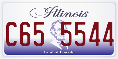 IL license plate C655544