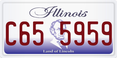 IL license plate C655959