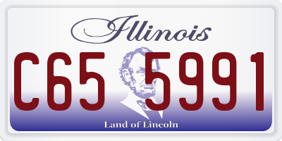 IL license plate C655991
