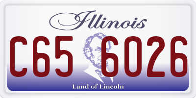IL license plate C656026