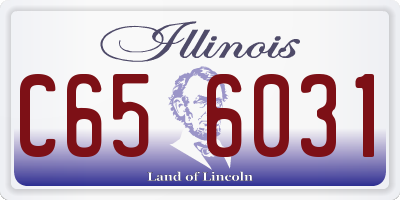 IL license plate C656031