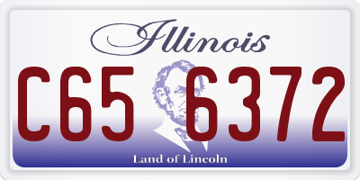 IL license plate C656372