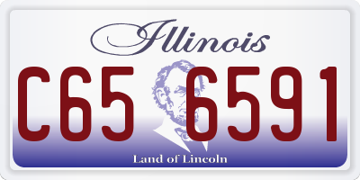 IL license plate C656591