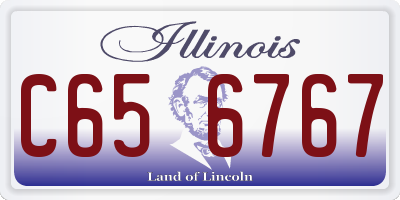 IL license plate C656767
