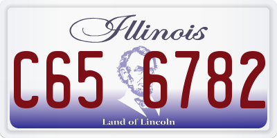 IL license plate C656782