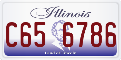 IL license plate C656786