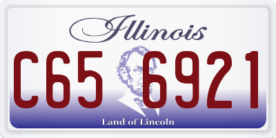 IL license plate C656921