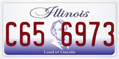 IL license plate C656973