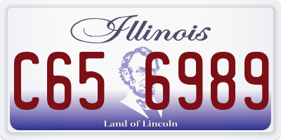 IL license plate C656989