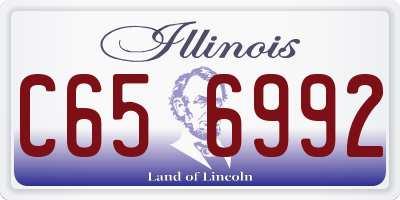IL license plate C656992