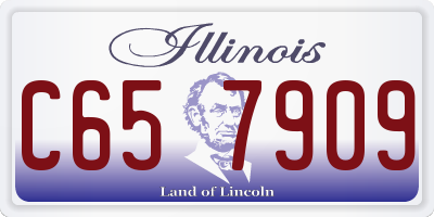 IL license plate C657909