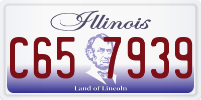 IL license plate C657939