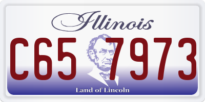 IL license plate C657973