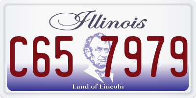 IL license plate C657979
