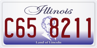 IL license plate C658211