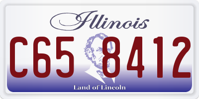 IL license plate C658412