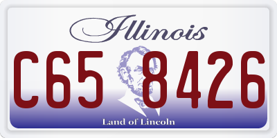 IL license plate C658426